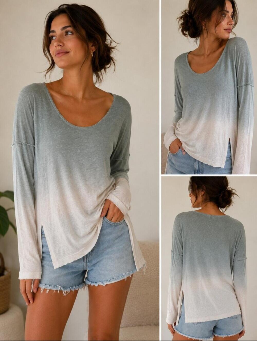 Linen Blend Top